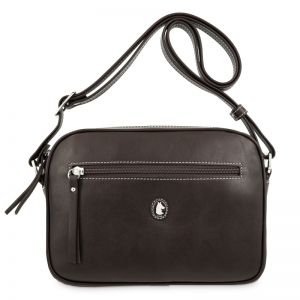 Bolso bandolera piel vacuno mujer marrón New Origen