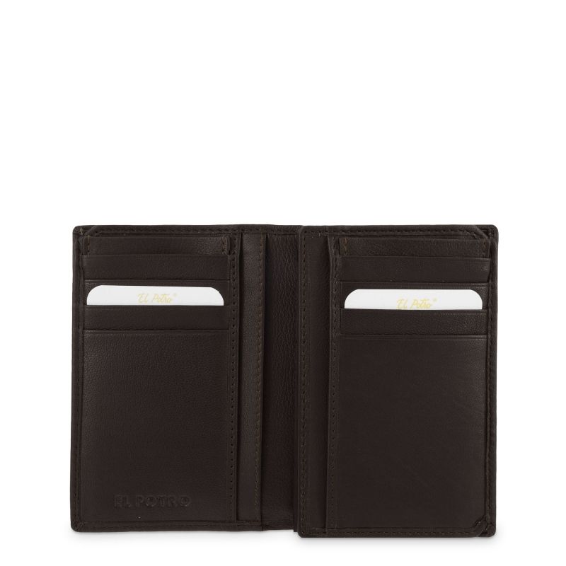 Cartera piel vacuno hombre marrón Durango