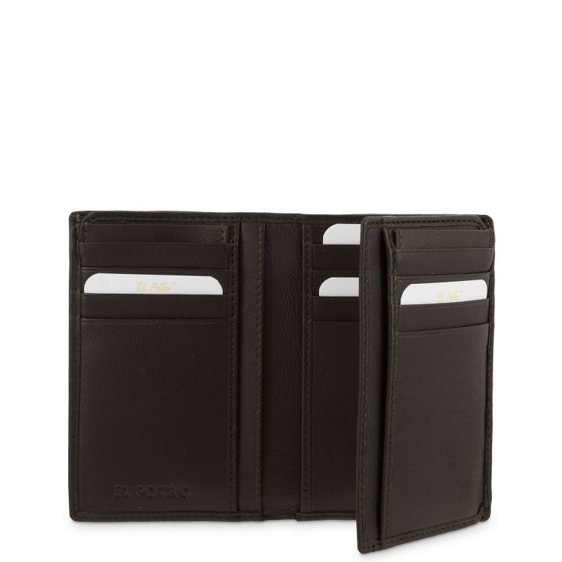 Cartera piel vacuno hombre marrón Durango
